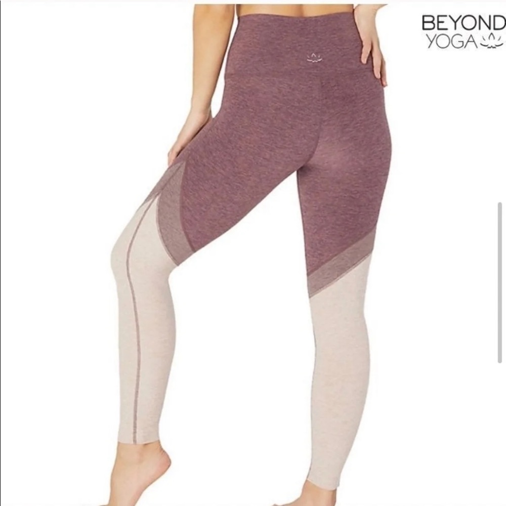 Beyond Yoga TriPanel Spacedye High Waisted Leggings - Picture 3 of 11